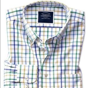 CHARLES TYRWHITT Extra Slim Fit Button Down